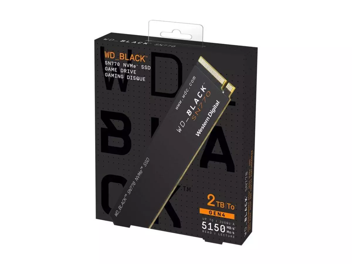 Disco SSD Nvme Western Digital 2tb Black M.2 - 8