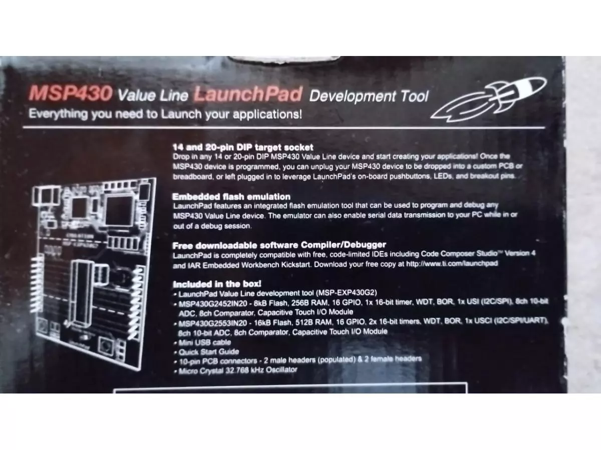 Texas Instruments MSP430 Launchpad - 4
