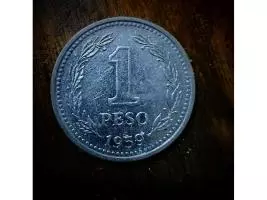 Moneda de 1 peso argentina 1959