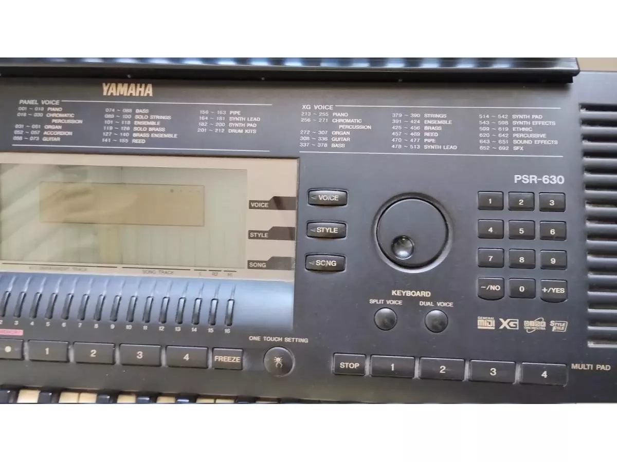 Teclado / Organo Yamaha PSR 630 - 5
