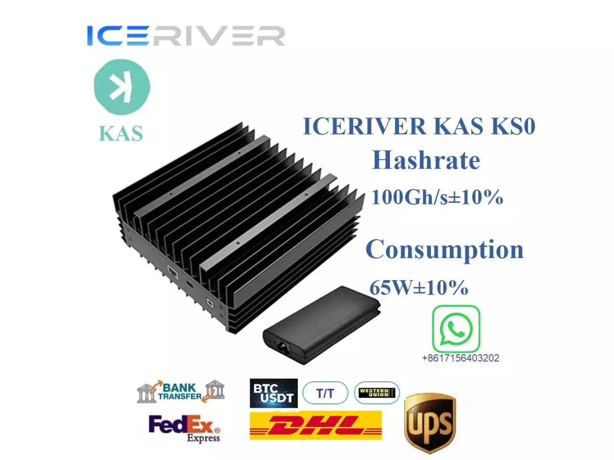 iceriver Kas Miner KS0 100 GH/s kaspa miner + psu - 2