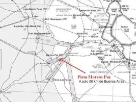 Aeródromo Marcos Paz A 50 km de CABA 110 has pista - Imagen 4