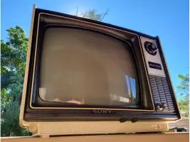 Unica en todo internet! Tv sony solid state 1980!
