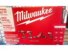 Kit combinado de 4 herramientas Milwaukee M18