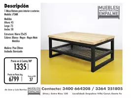 Mesa Ratona estilo industrial - Directo de fabrica - Imagen 8