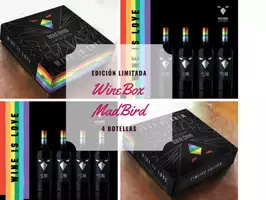 WineBox MadBird - Caja de 4 vinos - Edición Limita - Imagen 1