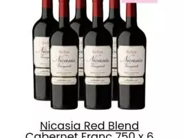 Vino Nicassia Blend Cabernet Franc X 6 - Imagen 1