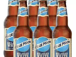 Cerveza Blue Moon Belgian White 355ml Pack X6 - Imagen 1