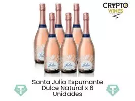 Champagne Santa Julia Dulce Natural X 6 - Imagen 1