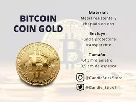 Bitcoin Coin Gold - Imagen 2