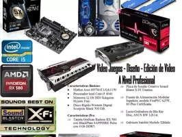 PC  Gamer - RX 580/Core i5/12GB/BluRay/SoundBlast