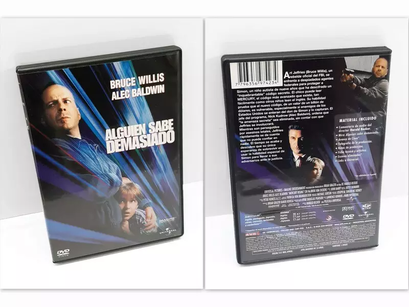 ALGUIEN SABE DEMASIADO - B. Willis - DVD Original - 3