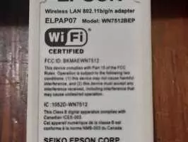 Adaptador Wireless Elpap07 Modelo Wn7512bep Proyec - Imagen 3