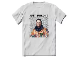 Remera Sublimada: Just Build It - Elon Musk