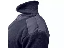 Tricota Forrada Cierre Cuello Alto para Uniforme - Imagen 2