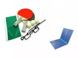 Tapa ping pong familiar plegable con set - Imagen 4