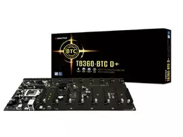 Motherboard BIOSTAR TB360-BTC D + MINERÍA 8 GPU