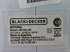 Batidora Black + Decker Mx1003 -  5 veloc. 500 W - Imagen 6
