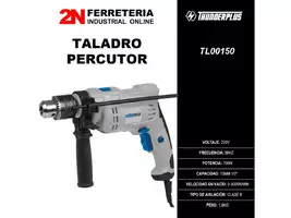 Taladro 13mm Percutor con Velocidad Variable 700W - Imagen 2