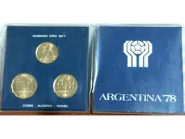 Monedas Conmemorativas Del Mundial ´78 .
