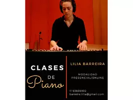 Clases de Piano y música Presenciales/Online