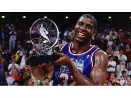 Camiseta NBA Magic Johnson All Star 1991-1992. - Imagen 9
