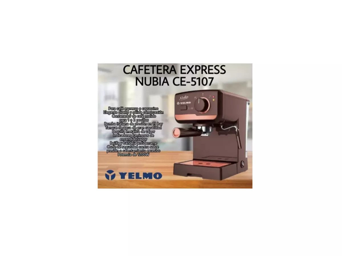 Cafetera Espresso CE-5107 - Yelmo