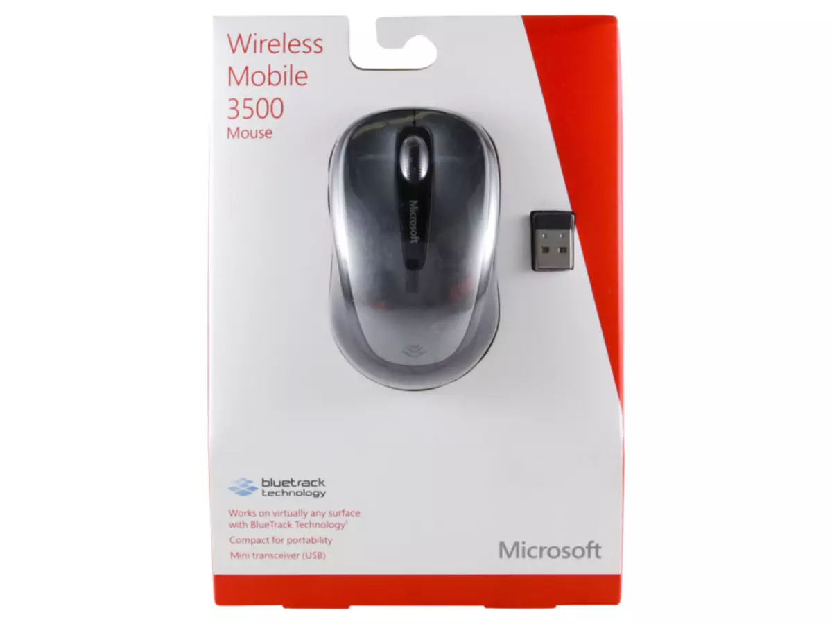 Mouse Inalambrico Microsoft Opt Mobile 3500 Gray U - 2