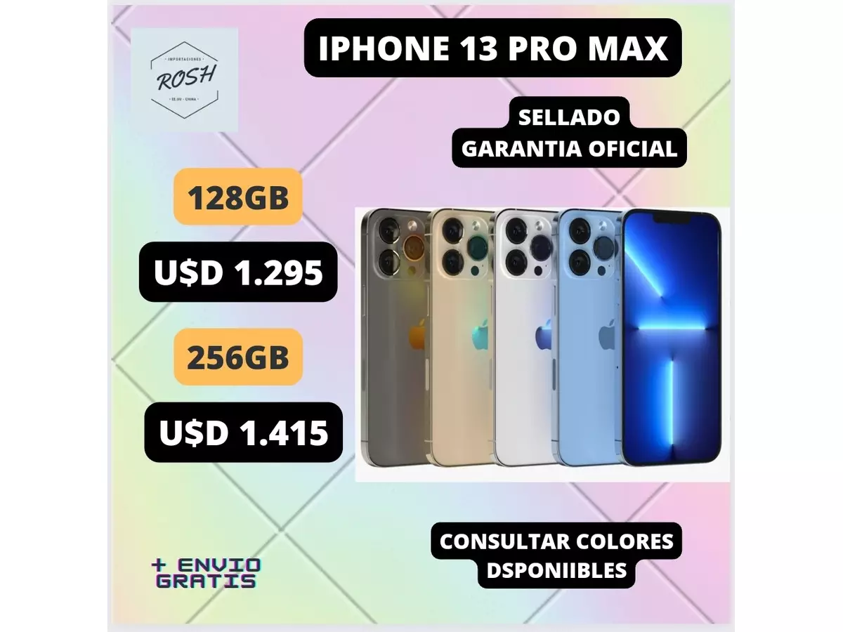 iPhone 13 PRO MAX sellado/Garantía oficial - 1