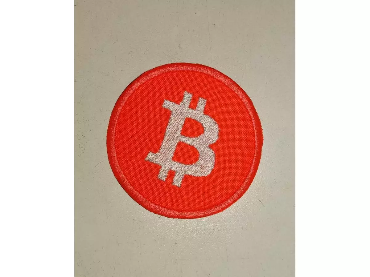 Bitcoin - Parches Bordados x Unidad (7cm) - 1