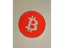 Bitcoin - Parches Bordados x Unidad (7cm)