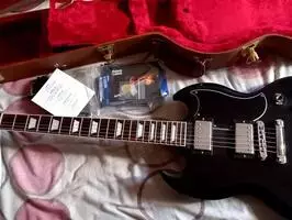 Guitarra Gibson SG Standard Ebony 2018 - Imagen 1