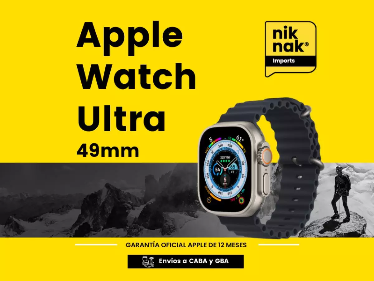 Apple Watch Ultra Midnight Ocean Band 49mm - 1