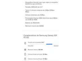Samsung Galaxy S21 FE 5G 128 GB 6 GB RAM - Imagen 6